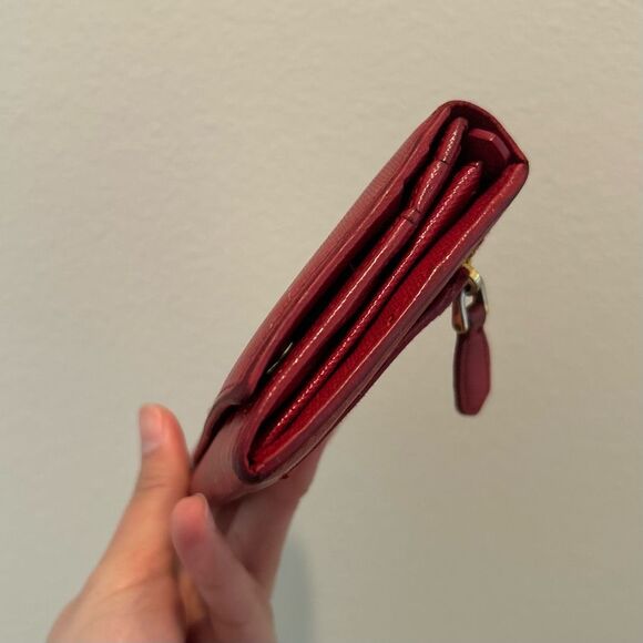 Prada Milano Red Long Snap Wallet - Picture 10 of 15
